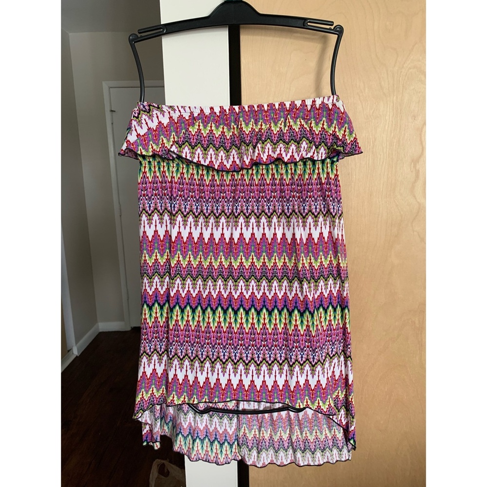 Strapless Colorful Dress